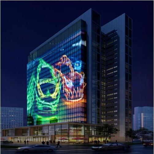 ����Ļ��͸��P3.91*7.81LED�@ʾ��